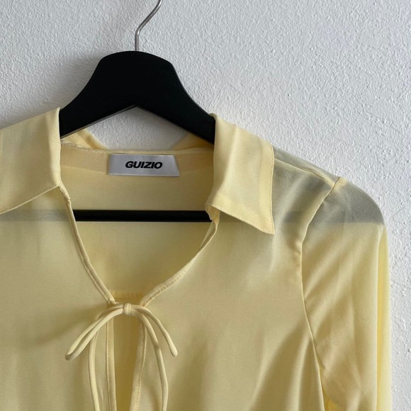 NWT Danielle Guizio Cutout Blouse - Picture 3 of 3